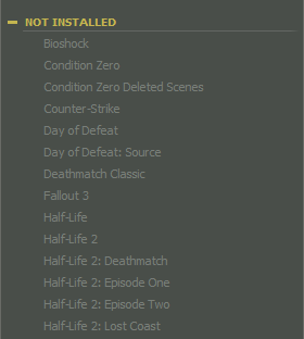 Steam - No Icons